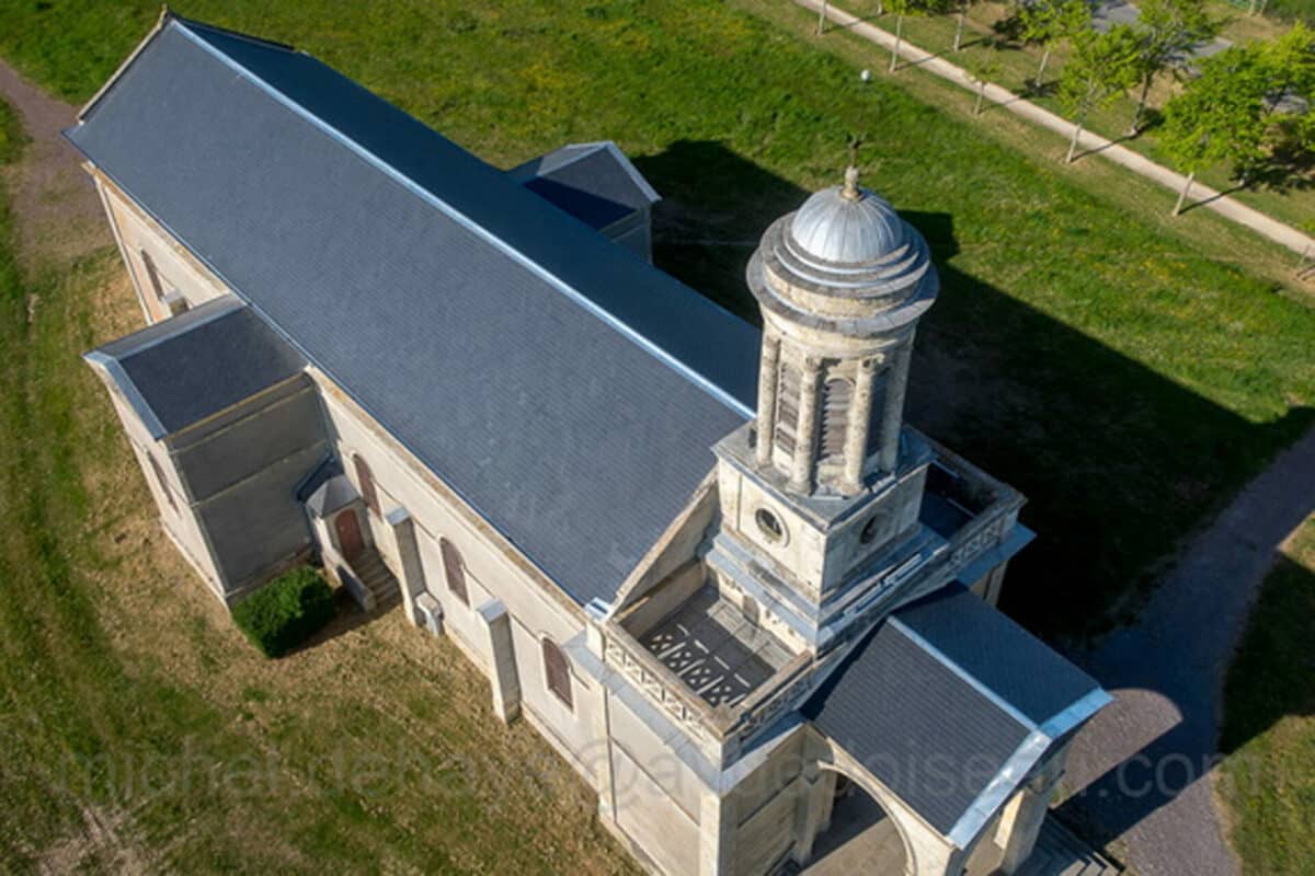 Chantier église Amfreville - Réfection complète de la couverture